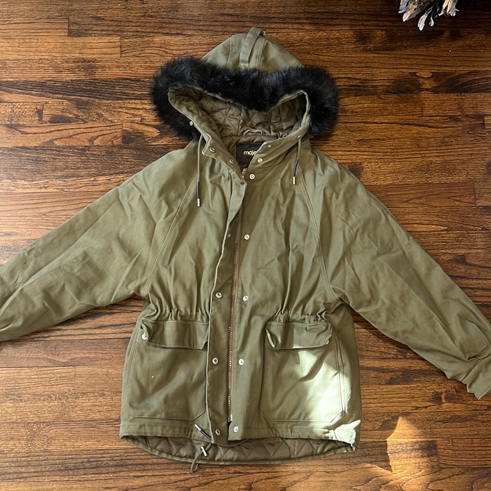 MAJE olive green jacket